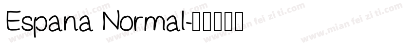 Espana Normal字体转换